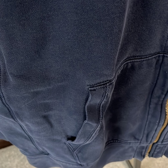 Polo by Ralph Lauren zip-up hoodie. Navy Blue. Size 3XLT - Picture 6 of 11